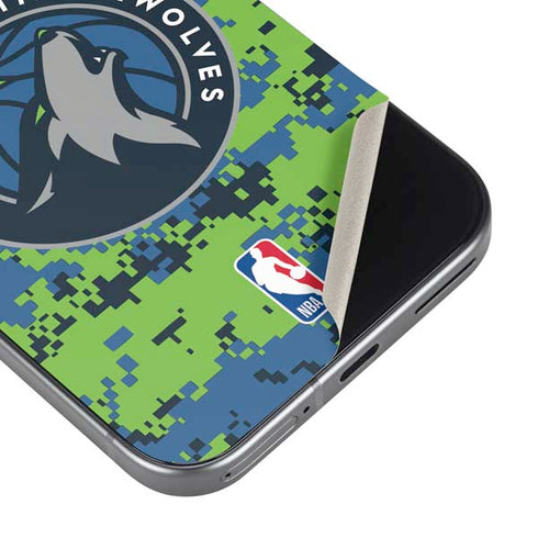 NBA Minnesota Timberwolves Digi Camo Pixel 9 Pro XL Skin